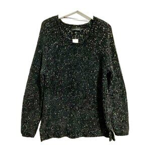 NWT Lane Bryant Sweater, black speckled sweater, Size 18/20